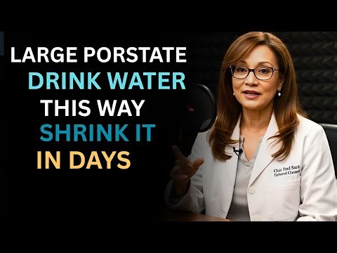 Urologist: Drink Water THIS Way To Shrink Your Prostate (And Fix Urine Dribble) After 50