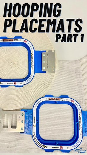 Gearing up for Thanksgiving with these placemats🦃🍁🍂Stayed tuned for Part Two where we embroider them🧵🙉 Items Used: 5.5” Fixture 5.5” Mighty Hoop Portable Mounting Base To order➡️➡️ www.hoopmaster.com (LINK IN BIO) OR Call ☎️ (262) 257-0930 #hoopingmadeeasy #mightyhooping #hoopmastermightyhoop #embroiderydesigns #machineembroidery #mightyhoops #monogram #embroiderytips #embroideryhoops #magnetichoops #hoopingstation #umbrella #customumbrella #monogram #MightyHoop #brotherpr #tajima #melco #m