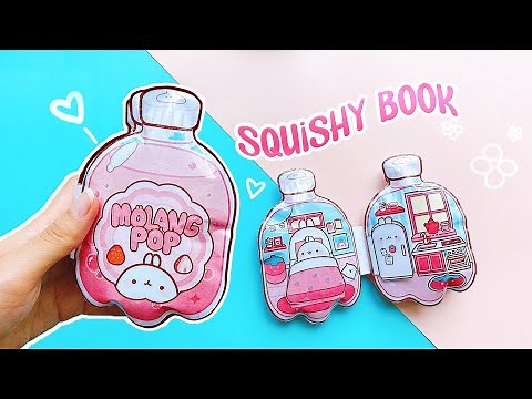 Molang Squishy Book | Quiet book | Ghes Handmade | Molang Pop Soda Squishy Book