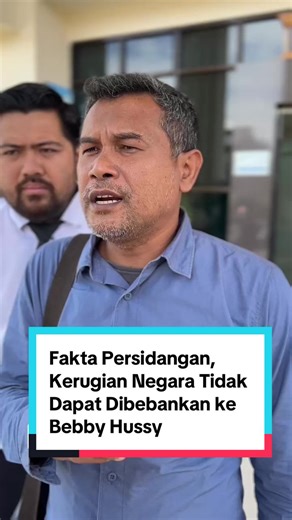 Kuasa Hukum: Dari Fakta Persidangan Kerugian Negara tidak Dapat Dibebankan ke Bebby Hussy dan Kliennya Sidang lanjutan perkara dugaan korupsi pertambangan PT Ratu Samban Mining (RSM) digelar di Pengadilan Tipikor Negeri Bengkulu, Senin 2 Februari 2026. Jaksa Penuntut Umum Kejati Bengkulu menghadirkan enam saksi yang namanya tercantum dalam dokumen Analisis Mengenai Dampak Lingkungan (AMDAL) PT RSM tahun 2011, yakni Cipto Roso selaku staf Survindo Link, Ahmad Gufril mantan Direktur Utama PT RSM, 