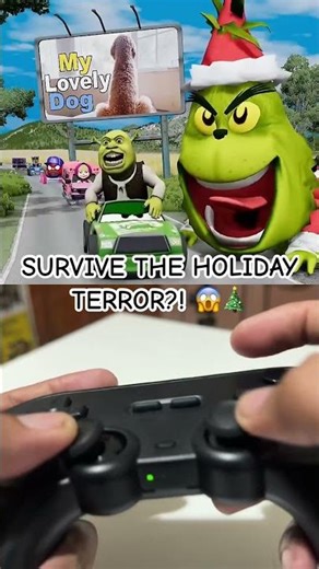 FESTIVE DESTRUCTION: Funny Buses vs. Scary Grinch (BeamNG.drive)