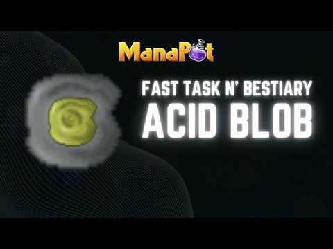 Acid Blob Task Guide (Fast & Efficient Bestiary) | Tibia