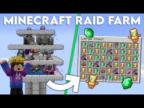 Finally Built the ULTRA Giant Raid Farm || Minecraft #3