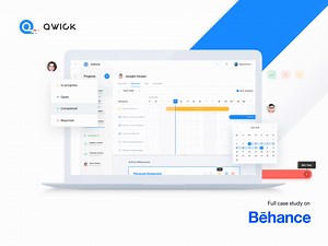Qwick Platform - Behance Case Study