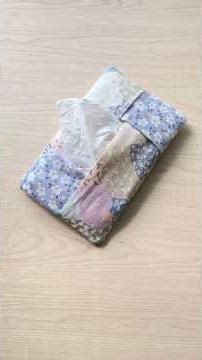 DIY pocket tissue holder #diy #handmade #sewing #sewingtutorial #sewingproject #sewingideas #craft