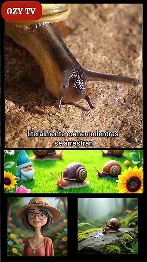 Cómo comen los caracoles? #curiosidades #naturaleza #animales