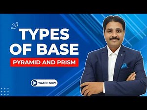 TYPES OF BASE OF PYRAMID AND PRISM | PROJECTION OF SOLIDS | ENGINEERING DRAWING ‪@TIKLESACADEMY‬