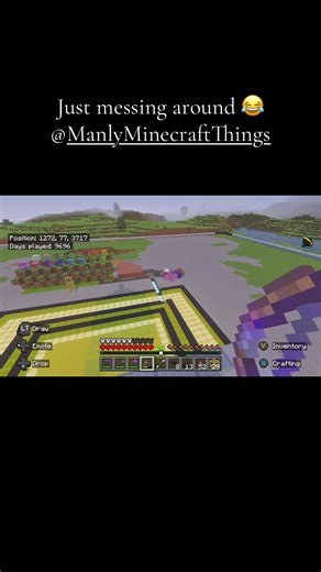 It’s so much better playing with someone. 😂 #minecraft #minecraftgirl #minecraftcouple