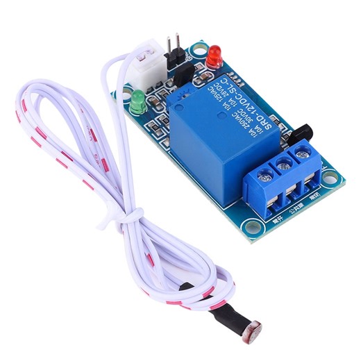 12V Light Control Switch Detection Sensor Photoresistor Relay Module With Extension Cord - Walmart.ca