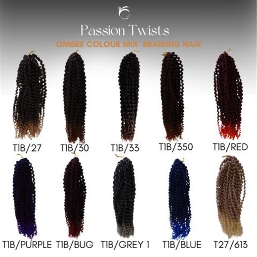 Ombre Passion Twists Braiding Hair - Etsy