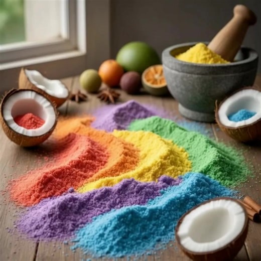 How to Color Coconut Shells Before Craft Making | Step-by-Step Tutorial #coconutshellcraft #coconutshellart #coconutshellcraftideas | RED BUG