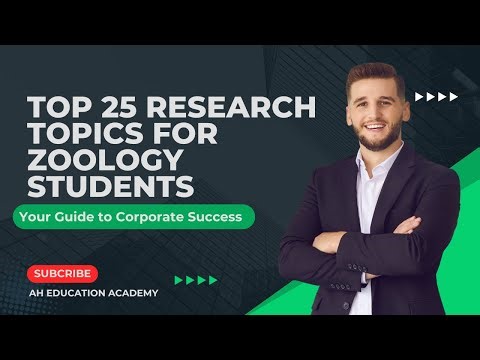 Research Topics for Zoology Students in 2024 || Zoology Research Topics