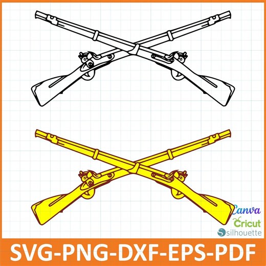 US Army Infantry Branch Insignia With Digital Design.perfect for Military Veteran,active Duty or Supporters.svg,png,dxf,eps,pdf Cut File - Etsy