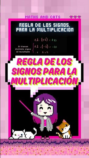 ✨RULE OF SIGNS for MULTIPLICATION✨