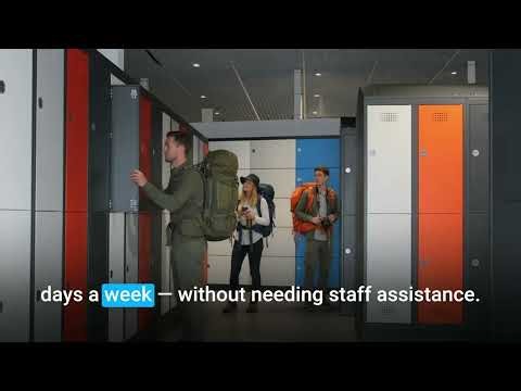 Smart Locker Luggage for Hostels