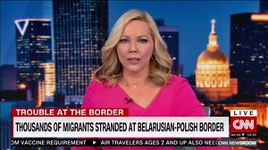 Video from Poland-Belarus border shows thousands caught in standoff