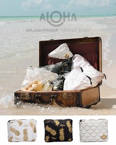 Protect your stash from splash with ALOHA Collection Splash-Proof travel bags. | ALOHA Collection