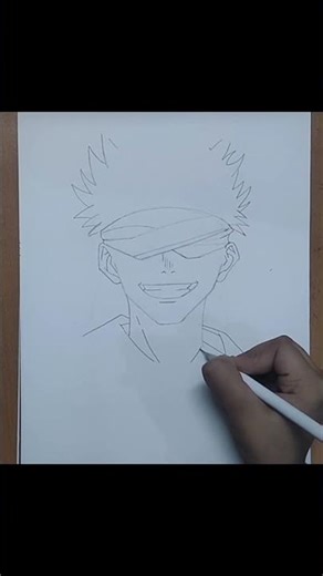 How to Draw GOJO SATORU | Gojo Drawing - Easy to Draw I Hr Art Studio I #drawing #animeart #art