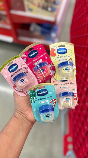 #vaselinepartner RUN to Target and get your hands on these adorable limited edition @vaselinebrand lip therapy minis! These are exclusive to Target and make such a sweet little gift! I love the Mistletoe Mint scent, just perfect for the holiday season! Comment JOLLY and I’ll DM you a link to shop these🎄 • • • #target #targetfinds #newattarget #targetshopping #targetrun #targetmusthaves #targetfind #targetchristmas #christmasmagic #stockingstuffer #christmasseason #skincare | Target Over Everyth