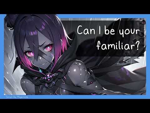 [F4M] Hellhound Girl wants to be your familliar [Wizard Listener] [Monster Girl] | ASMR Roleplay