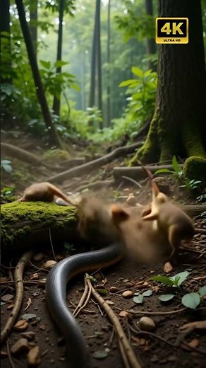 Tree Shrew's Incredible Escape From Pit Viper Ambush! | Jungle Showdown #Wildlife