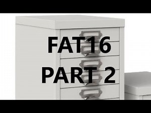 The FAT16 File System Part 2, How to Convert Hexadecimal to Binary, No Calculator, Calculate Date