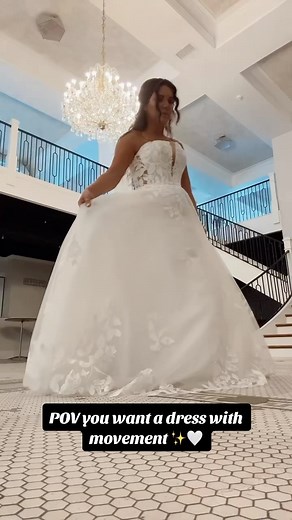 12 reactions | Cinderella vibes 懶✨ #cinderella #ballgown #weddingdress #wildrosebridalterrehaute #weddingday | Wild Rose Bridal Terre Haute | Facebook