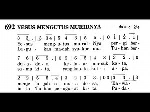 Yesus Mengutus MuridNya | Puji Syukur No. 692 | Lagu Rohani Katolik | Panggilan | Perutusan