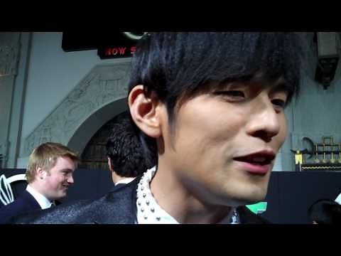 Jay Chou at the "Green Hornet" premiere