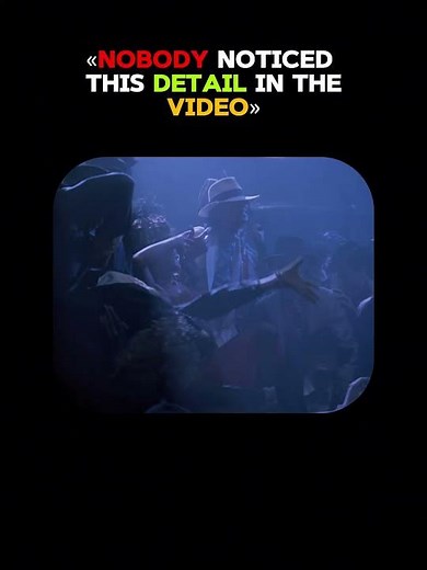 Nobody Noticed THIS Detail in Michael Jackson's Smooth Criminal! 😱🕵️‍♂️