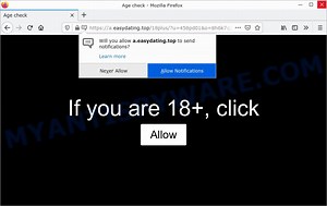 How to remove Easydating.top pop-ups (Virus removal guide) - MyAntiSpyware