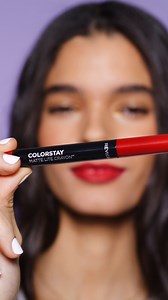 13K views · 381 reactions | Liner + lipstick in one for easy summer fun! Simply trace your lips with the #ColorStay Matte Lite Crayon tip, then fill 'em in and you’re good to go : @harovasquezm | Revlon | Facebook