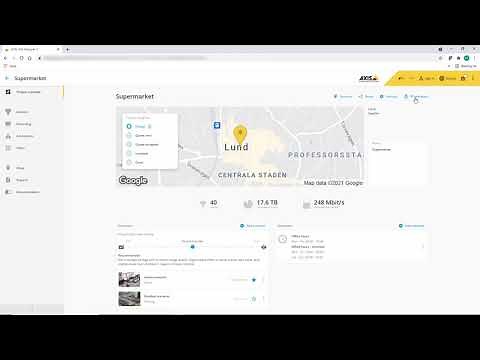 AXIS Site Designer - October 2021, Zipstream scenarios, AOA in maps and IP address allocation