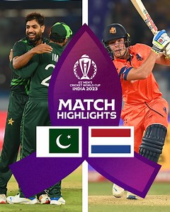 Just the perfect start for Pakistan as they record a convincing win in their #CWC23 opener against Netherlands 💪 Watch the match highlights 📹 #PAKvNED | ICC - International Cricket Council