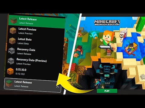 How to Play Minecraft Bedrock Snapshots and Old Versions - Launcher Minecraft Bedrock 1.20