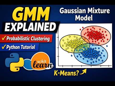 Gaussian Mixture Models Explained | GMM in Python (Unsupervised Learning Tutorial)
