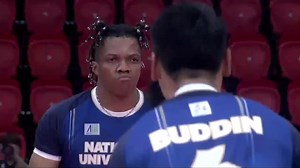 24K views · 112 reactions | MUKABA-NG MADALI?  Obed Mukaba delivers early back-to-back blows to give the NU Bulldogs the upper hand over the UE Red Warriors in the opening set of the UAAP Season 87 men’s volleyball tournament. #UAAPSeason87 #StrongerBetterTogether #LegendsStartHere #OneSports | One Sports | Facebook