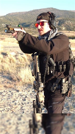 Pistol Transition Drills #milsim #bullpup #shootingsports