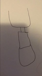 How to draw a cute gacha body base #shorts