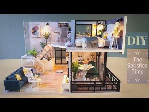 DIY Miniature dollhouse kit new model 2021 | DIY Miniature Loft Apartment | 미니어처하우스 |