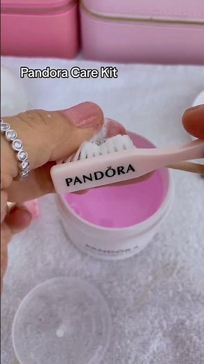 The Pandora jewelry cleaning care kit #pandoracleaning #cleaninghacks #twitch