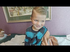 BRAVE KIDS SMILING DURING DOCTOR'S VISIT