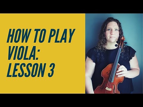 How to Play Viola: Lesson 3 // Frere Jacques, 4th finger, and Posture Reminders