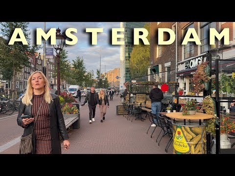 [4K] AMSTERDAM- Amsterdam Central Afternoon Walking Tour: Hidden Canals, Historic Streets & MORE🇳🇱