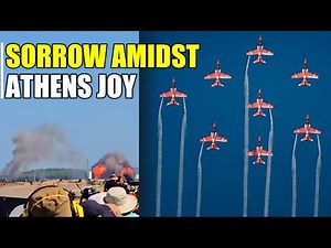 WATCH! F-4 Phantom jet struck the ground during Athens Flying Week 2026