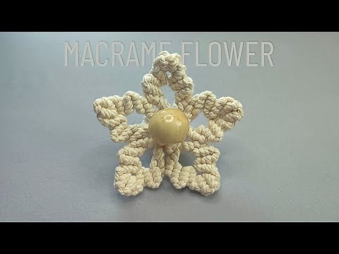 How to Make Macrame Flowers | Macrame Tutorials