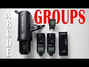 Godox & Flash GROUPS | Understanding how to use them