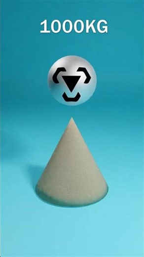 1 Kg vs 1000 Kg Satisfying Physics Simulation