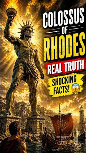 Colossus of Rhodes: The REAL Truth Behind the Lost Wonder 😱 #shorts