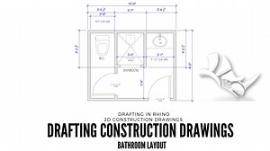 Diseño de baño de dibujos arquitectónicos de Rhino | Modern Architecture | Skillshare